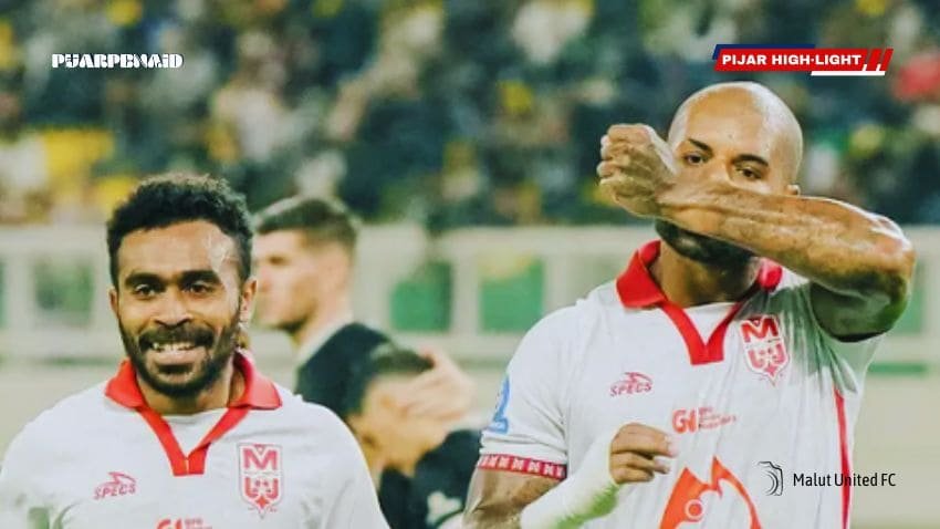 Debut Indah 10 Pemain Malut United FC di Banten International Stadium