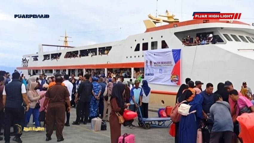 Pemprov Malut Subsidi Mudik Gratis Nataru, Pengguna Jasa Bahagia