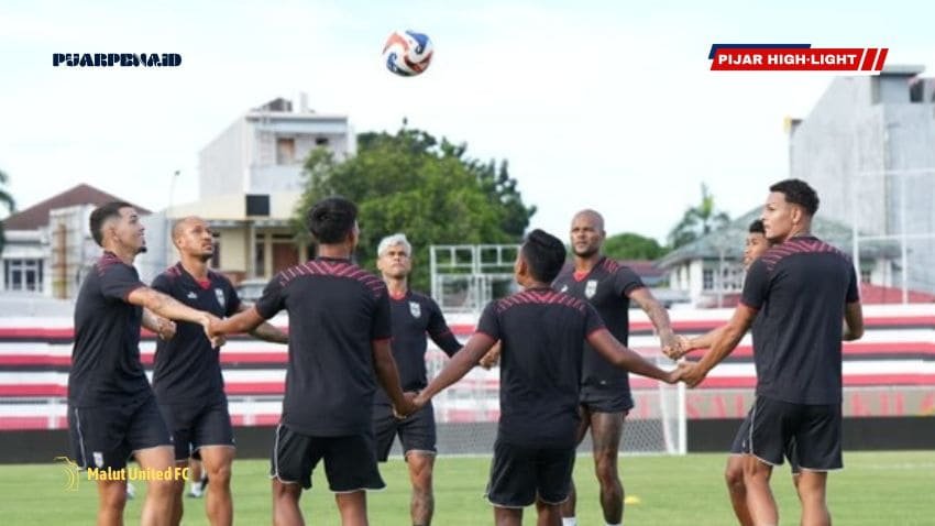 Latihan Malut United FC