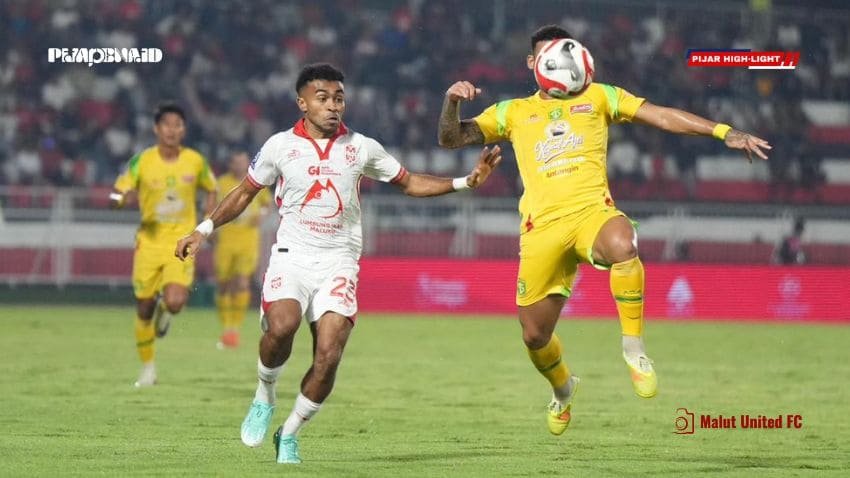 malut united fc persebaya surabaya pekan 29