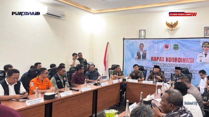 rakor dampak gempa m7.6